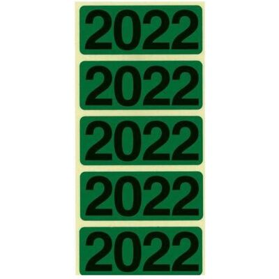Bene, Etiketten, 92022 Jahresetiketten Grün 48 x 19 mm Bene, Etiketten, 92022 Jahresetiketten Grün 48 x 19 mm
