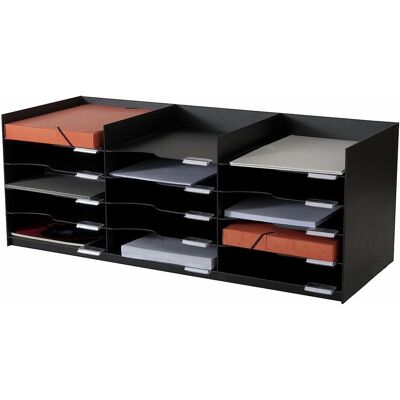 Paperflow, Dokumentenablage, Multisortierer A4+ Schwarz 20f (A4+) Paperflow, Dokumentenablage, Multisortierer A4+ Schwarz 20f (A4+)