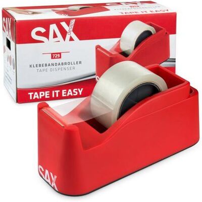 SAX, Klebebandabroller, Tisch-Klebebandabroller Stiftehalter integriert SAX, Klebebandabroller, Tisch-Klebebandabroller Stiftehalter integriert