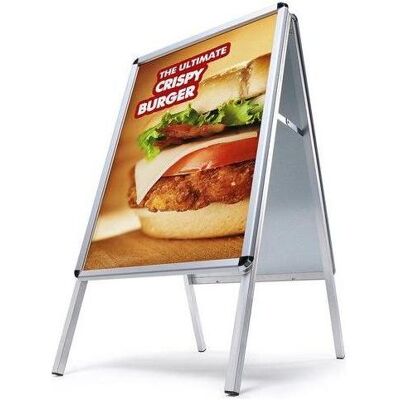 Showdown, Prospektständer, Kundenstopper ZPA1R32MEVIK A-Board 32mm Foldable A1 Silver (A1) Showdown, Prospektständer, Kundenstopper ZPA1R32MEVIK A-Board 32mm Foldable A1 Silver (A1)