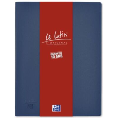 Elba, Heft + Block, Sichtbuch Le Lutin, DIN A4, mit 50 Hüllen, blau vorne und hinten eine Tasche an der Innenseite (A4) Elba, Heft + Block, Sichtbuch Le Lutin, DIN A4, mit 50 Hüllen, blau vorne und hinten eine Tasche an der Innenseite (A4)
