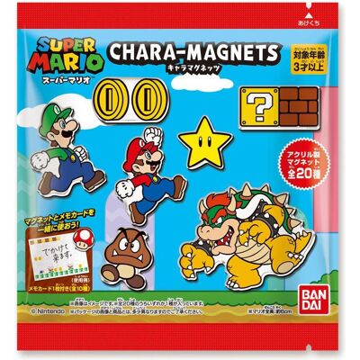 Bandai, Magnet, Super Mario Bros assorted About surprise chara magnet 6cm (1x) Bandai, Magnet, Super Mario Bros assorted About surprise chara magnet 6cm (1x)
