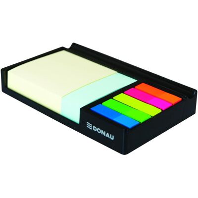 Donau, Schreibtisch Accessoire, Schreibtisch-organizer mit schublade für kleine blätter und markierungen, 164x104x24mm, schwarz Donau, Schreibtisch Accessoire, Schreibtisch-organizer mit schublade für kleine blätter und markierungen, 164x104x24mm, schwarz