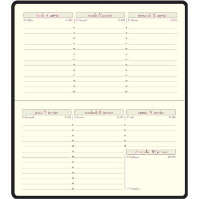 Exacompta Agenda, Recharge pour agenda de poche Temporel 16 2023 Exacompta Agenda, Recharge pour agenda de poche Temporel 16 2023