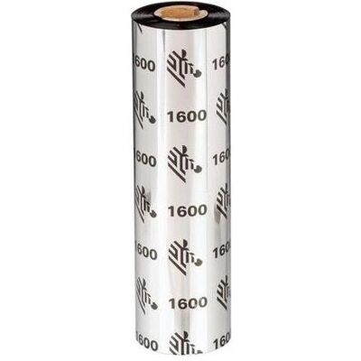 Zebra Beschriftungsband, 1600 Wax - Schwarz - 110 mm x 450 m - Farbband (11 cm, Schwarz) Zebra Beschriftungsband, 1600 Wax - Schwarz - 110 mm x 450 m - Farbband (11 cm, Schwarz)