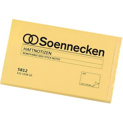 Soennecken, Haftnotiz, Notizzettel (125 x 75 mm) Soennecken, Haftnotiz, Notizzettel (125 x 75 mm)