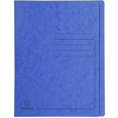 Exacompta Mappe, 25 Schnellhefter Karton blau DIN A4 (A4, 25x) Exacompta Mappe, 25 Schnellhefter Karton blau DIN A4 (A4, 25x)