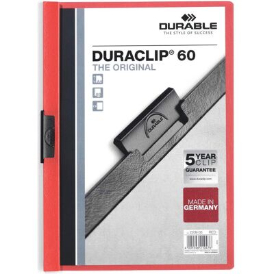 Durable, Mappe, DURACLIP 60 25 ST 220903 (A4, 1x) Durable, Mappe, DURACLIP 60 25 ST 220903 (A4, 1x)