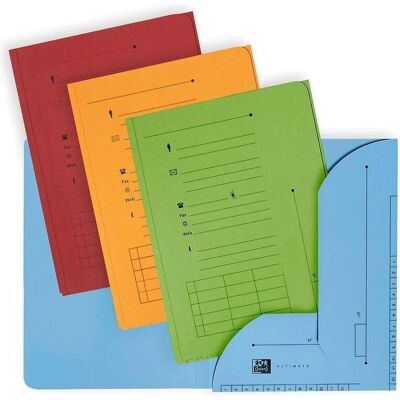 Elba, Mappe, ULTIMATE Einstellmappe mit 2 Klappen, DIN A4, sortiert aus 240 g/qm starkem CANSON Karton, Klappen v (A4, 25x) Elba, Mappe, ULTIMATE Einstellmappe mit 2 Klappen, DIN A4, sortiert aus 240 g/qm starkem CANSON Karton, Klappen v (A4, 25x)