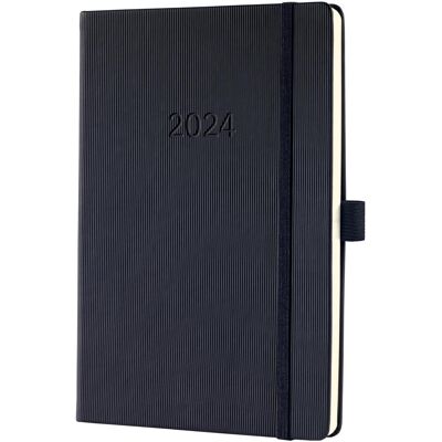 Sigel, Agenda, Wochenkalender 2024 C2419 black, 2S/1W, HC, A5 (A5, 1 Woche / 2 Seiten) Sigel, Agenda, Wochenkalender 2024 C2419 black, 2S/1W, HC, A5 (A5, 1 Woche / 2 Seiten)