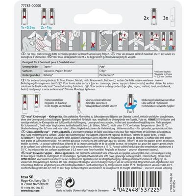 tesa, Klebehaken + Klebenagel, Deckenhaken tesa, Klebehaken + Klebenagel, Deckenhaken