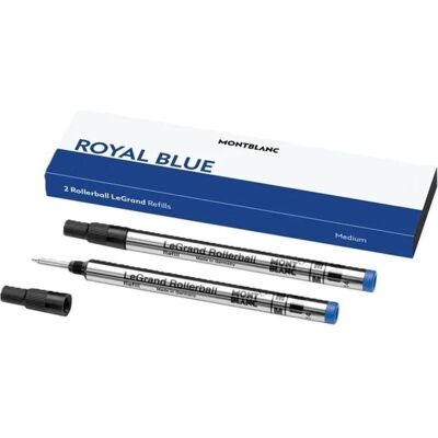 Montblanc, Ersatzpatronen + Tintenfass, Rollerpatronen Grossraum (Blau, 0.50 mm, 2 Stk.) Montblanc, Ersatzpatronen + Tintenfass, Rollerpatronen Grossraum (Blau, 0.50 mm, 2 Stk.)
