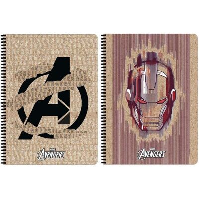 Beniamin, Heft + Block, Avengers Kraft-Kreisnotizbuch A4/80K (A4, Kariert, Weicher Einband) Beniamin, Heft + Block, Avengers Kraft-Kreisnotizbuch A4/80K (A4, Kariert, Weicher Einband)