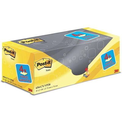 Post-it, Haftnotiz, Haftnotizblock (76 x 76 mm) Post-it, Haftnotiz, Haftnotizblock (76 x 76 mm)