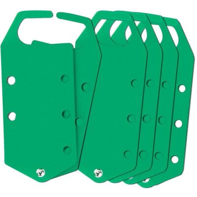 Brady, Etiketten, Sicherheits - Blockierbügel, blanko, Grün, 76.2 x 184.1mm (1 VE = 5 Stück) Brady, Etiketten, Sicherheits - Blockierbügel, blanko, Grün, 76.2 x 184.1mm (1 VE = 5 Stück)