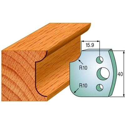 CMT, Cutter, 690.175 Profilmesserpaar Höhe 40 mm Nummer 175 CMT, Cutter, 690.175 Profilmesserpaar Höhe 40 mm Nummer 175