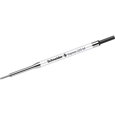 Schneider, Ersatzpatronen + Tintenfass, 10 Express 225 Kugelschreiberminen M schwarz (Schwarz, 0.50 mm, 10 Stk.) Schneider, Ersatzpatronen + Tintenfass, 10 Express 225 Kugelschreiberminen M schwarz (Schwarz, 0.50 mm, 10 Stk.)