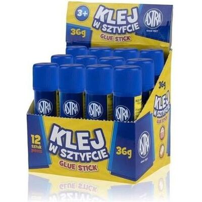 Astra, Klebestift, Klebestift 36g 12St. Astra, Klebestift, Klebestift 36g 12St.