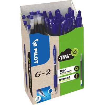 Pilot, Schreibstifte, G-2 Gel Greenpack 12 Stifte + 12 Refill Medium (12x) Pilot, Schreibstifte, G-2 Gel Greenpack 12 Stifte + 12 Refill Medium (12x)