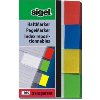 Sigel, Haftnotiz, Haftmarker (20 x 50 mm) Sigel, Haftnotiz, Haftmarker (20 x 50 mm)