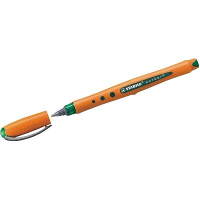 STABILO Worker Fine Grüne Stift - 10 Stück STABILO Worker Fine Grüne Stift - 10 Stück