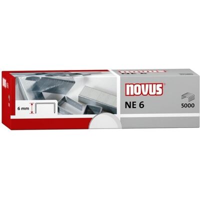 Novus, Büroklammer, Heftklammern NE 6 Electric 5000 Stücke (20 Stück) (5000x) Novus, Büroklammer, Heftklammern NE 6 Electric 5000 Stücke (20 Stück) (5000x)