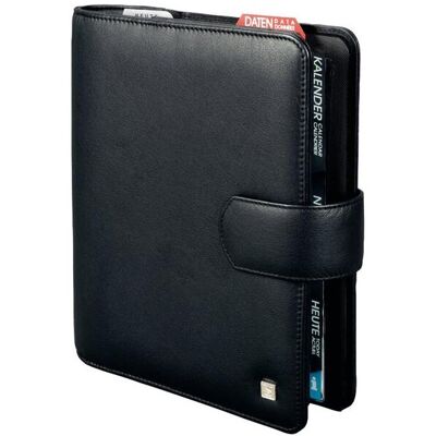 Bind, Agenda, Managerplaner A5 Systemplaner inkl. Kalender 1 Woche = 2 Seiten Nappaleder schwarz T 500 (A5) Bind, Agenda, Managerplaner A5 Systemplaner inkl. Kalender 1 Woche = 2 Seiten Nappaleder schwarz T 500 (A5)