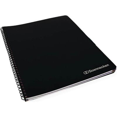 2x Soennecken, Heft + Block, Officebook 2351 DIN A4+ 90g 80Bl. 4fbg. Rand 3Register kar. (A4+, Kariert) 2x Soennecken, Heft + Block, Officebook 2351 DIN A4+ 90g 80Bl. 4fbg. Rand 3Register kar. (A4+, Kariert)