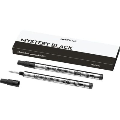 Montblanc, Ersatzpatronen + Tintenfass, LeGrand Rollerball-Minen (Schwarz, 0.50 mm, 2 Stk.) Montblanc, Ersatzpatronen + Tintenfass, LeGrand Rollerball-Minen (Schwarz, 0.50 mm, 2 Stk.)