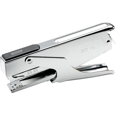 Novus, Heftgerät, Heftzange B 38, Heftleistung: 40 Blatt, chrom Klammernführung: doppelt, Magazinführung: Metall (40 Blätter) Novus, Heftgerät, Heftzange B 38, Heftleistung: 40 Blatt, chrom Klammernführung: doppelt, Magazinführung: Metall (40 Blätter)