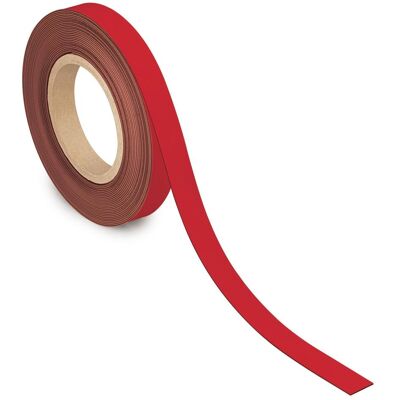 Maul, Magnet, Magnetband, 20 mm x 10 m, Dicke: 1 mm, rot (1x) Maul, Magnet, Magnetband, 20 mm x 10 m, Dicke: 1 mm, rot (1x)