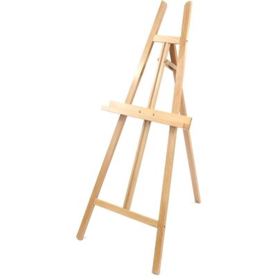 Kangaro, Staffelei, ezel - driepoot - voor doeken van 4,9 cm dik - beukenhout - 61x151x90cm - K-830005 Kangaro, Staffelei, ezel - driepoot - voor doeken van 4,9 cm dik - beukenhout - 61x151x90cm - K-830005