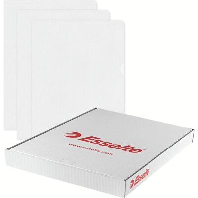 Leitz, Mappe, Sichthuelle A4 PP Folie transp Sichthlle Esselte, A4, PP Folie, dokumentenecht, oben u (A4, 100x) Leitz, Mappe, Sichthuelle A4 PP Folie transp Sichthlle Esselte, A4, PP Folie, dokumentenecht, oben u (A4, 100x)