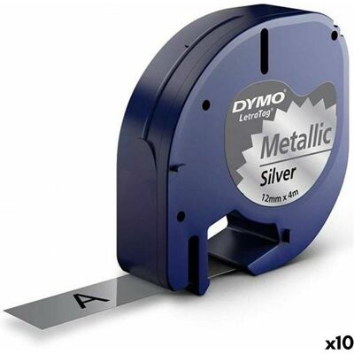 Dymo Beschriftungsband, LetraTAG - tape - 1 kassette(r) - (1.20 cm, Schwarz, Silber) Dymo Beschriftungsband, LetraTAG - tape - 1 kassette(r) - (1.20 cm, Schwarz, Silber)