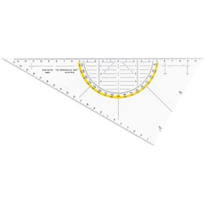 Aristo Lineal, Zeichendreieck (26 cm, Kunststoff) Aristo Lineal, Zeichendreieck (26 cm, Kunststoff)