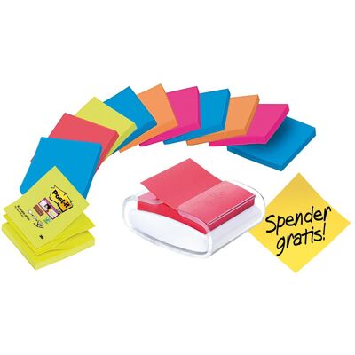 Post-it, Haftnotiz, Super Sticky Z-Notes Dispenser (86 x 103 mm) Post-it, Haftnotiz, Super Sticky Z-Notes Dispenser (86 x 103 mm)