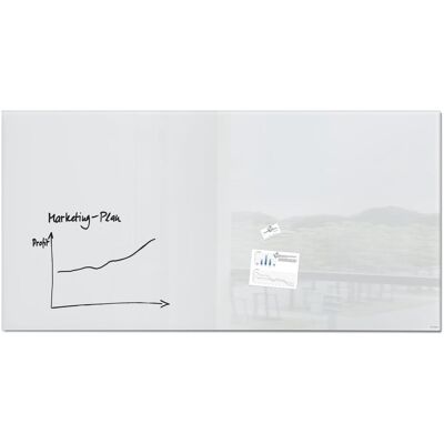 Sigel, Präsentationstafel, Glasboard Artverum GL225 2000x1000x18mm weiss (200 x 100 cm) Sigel, Präsentationstafel, Glasboard Artverum GL225 2000x1000x18mm weiss (200 x 100 cm)