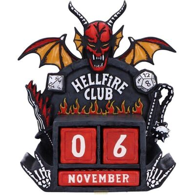 Nemesis Now, Kalender, Stranger Things Ewiger Kalender Hellfire Club 15 cm Nemesis Now, Kalender, Stranger Things Ewiger Kalender Hellfire Club 15 cm