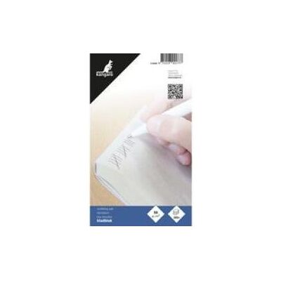 Kangaro, Haftnotiz, Notizblock, 67,5 x 110 mm, blanko, 100 Blatt 50 g/qm Papier, mit Deckblatt und stabiler Rückseite (110 x 67.50 mm) Kangaro, Haftnotiz, Notizblock, 67,5 x 110 mm, blanko, 100 Blatt 50 g/qm Papier, mit Deckblatt und stabiler Rückseite (110 x 67.50 mm)