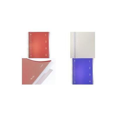 Kangaro, Heft + Block, Collegeblock 4in1, DIN A4, 100 Blatt, liniert, blau Einband aus PP, 80 g/qm Papier, inkl (A4, Liniert) Kangaro, Heft + Block, Collegeblock 4in1, DIN A4, 100 Blatt, liniert, blau Einband aus PP, 80 g/qm Papier, inkl (A4, Liniert)