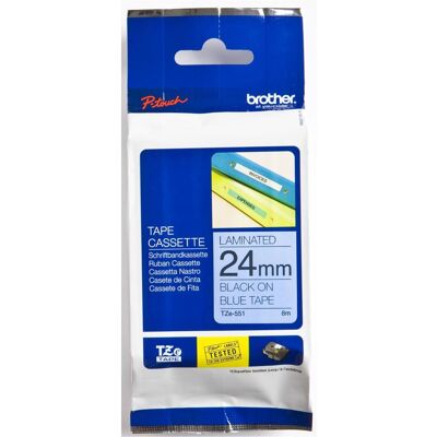 Brother Beschriftungsband, Schriftband (2.40 cm, Blau) Brother Beschriftungsband, Schriftband (2.40 cm, Blau)
