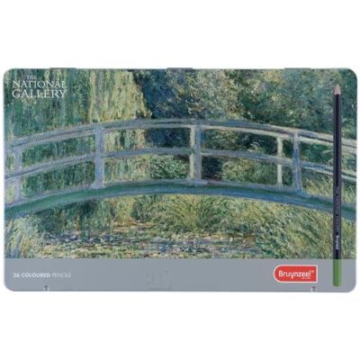 Bruynzeel, Bleistift, Colour pencil tin The National Gallery - The water-lily pond 36 colours (36x) Bruynzeel, Bleistift, Colour pencil tin The National Gallery - The water-lily pond 36 colours (36x)
