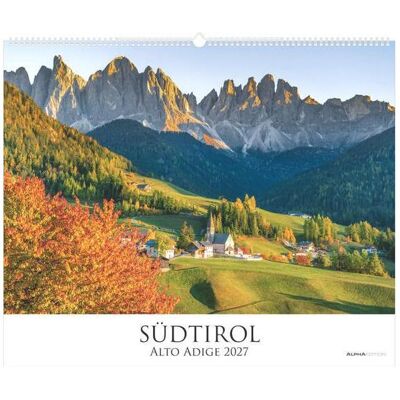 Alpha Edition, Kalender, Südtirol 2027 Alpha Edition, Kalender, Südtirol 2027