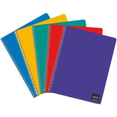 Elco, Heft + Block, Notizheft mit Spiralbindung 17.5 cm x 22 cm, 10 Stück (A5, Kariert, Weicher Einband) Elco, Heft + Block, Notizheft mit Spiralbindung 17.5 cm x 22 cm, 10 Stück (A5, Kariert, Weicher Einband)