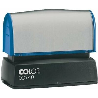 Colop, Stempel, Textstempel, individualisierbar EOS 40 selbstfärbend blau, schwarz, rot Colop, Stempel, Textstempel, individualisierbar EOS 40 selbstfärbend blau, schwarz, rot