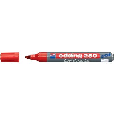 Edding, Marker, Boardmarker 250, Rundspitze, Strichbreite 1,5 - 3 mm (10x) Edding, Marker, Boardmarker 250, Rundspitze, Strichbreite 1,5 - 3 mm (10x)