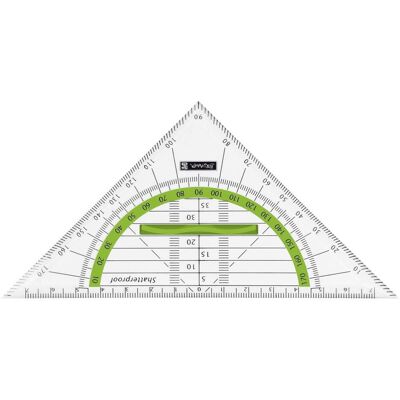 Baier & Schneider, Lineal, Geometrie-Dreieck (16 cm, Kunststoff) Baier & Schneider, Lineal, Geometrie-Dreieck (16 cm, Kunststoff)