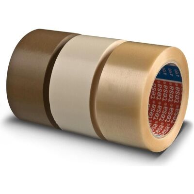 Beiersdorf, Klebeband, Pakketape Tesa 4100, PVC, 50 mm x 66 m, klar (50 mm) Beiersdorf, Klebeband, Pakketape Tesa 4100, PVC, 50 mm x 66 m, klar (50 mm)