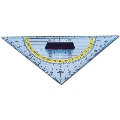 Wedo, Lineal, Geometrie-Dreieck (16 cm, Kunststoff) Wedo, Lineal, Geometrie-Dreieck (16 cm, Kunststoff)