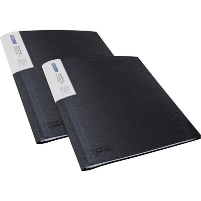 Rapesco Mappe, Präsentationsmappe Germ-Savvy A4 Schwarz (A4, 2x) Rapesco Mappe, Präsentationsmappe Germ-Savvy A4 Schwarz (A4, 2x)